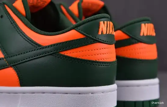 DD1391-300 Low Dunk Hurricanes Miami Nike 0706